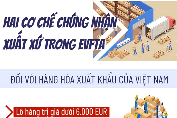cơ chế chứng nhận xuất xứ hàng hóa trong hiệp định EVFTA