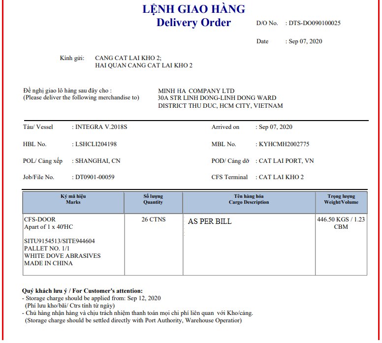 Thủ tục hải quan nhập khẩu