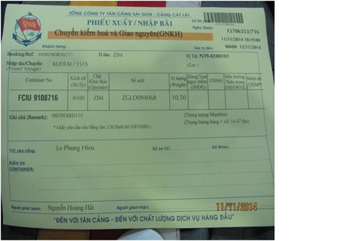 thủ tục hải quan nhập khẩu