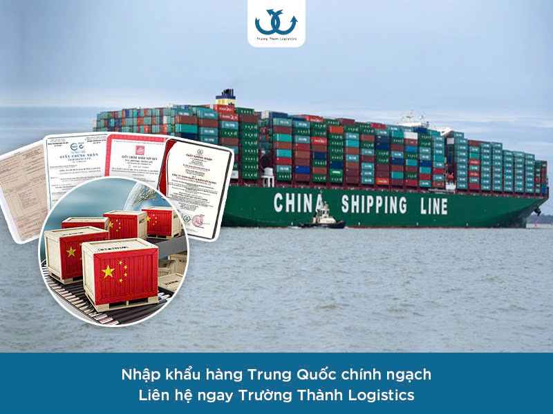 Nhập khẩu hàng chính ngạch từ Trung Quốc