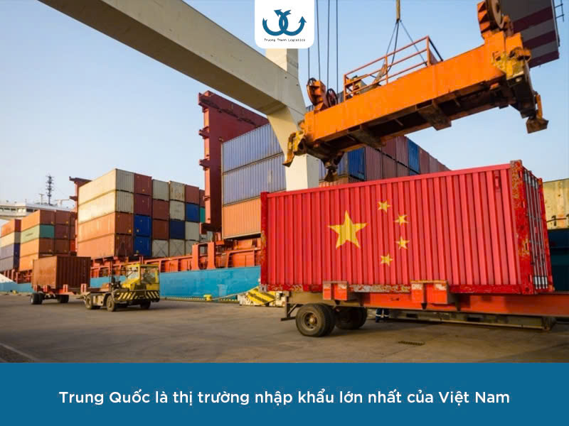 Nhập khẩu hàng chính ngạch từ Trung Quốc