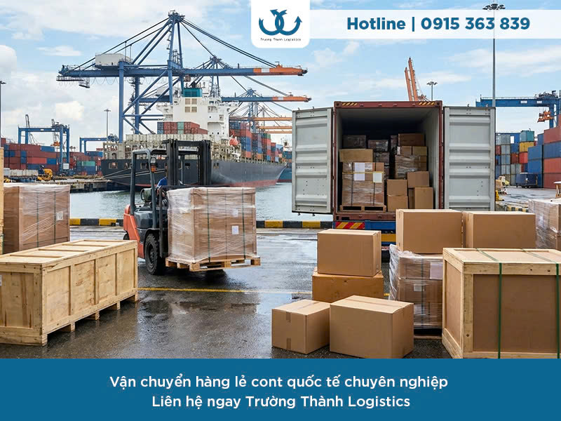 Vận chuyển hàng lẻ cont quốc tế