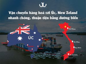Vận chuyển hàng hoá tới Úc, New Zeland