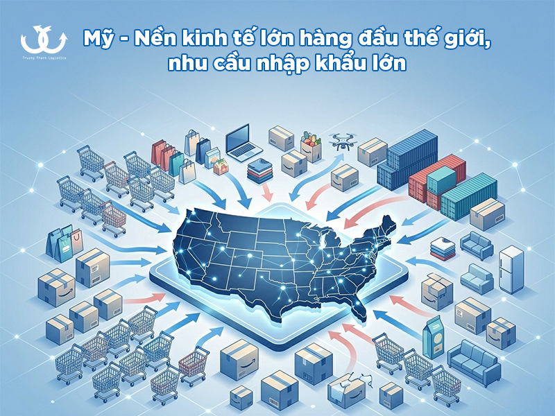 Xuất khẩu hàng hoá đi Mỹ