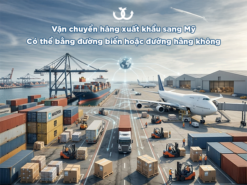 Xuất khẩu hàng hoá đi Mỹ