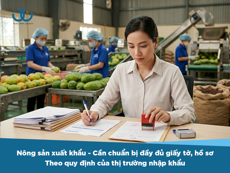 Hồ sơ xuất khẩu nông sản gồm những gì?