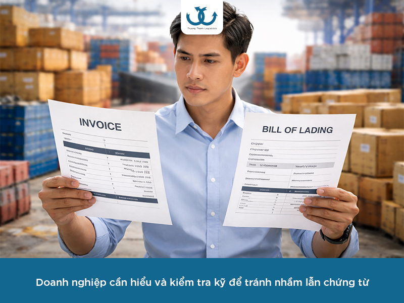 Invoice và Bill of Lading khác nhau như thế nào?