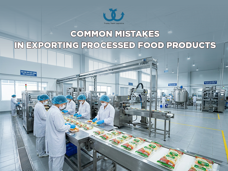 Common Mistakes in Exporting Processed Food Products