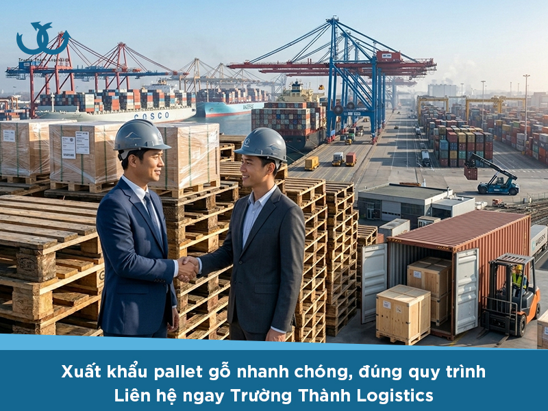 xuất khẩu pallet gỗ
