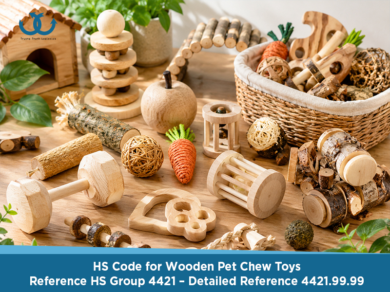 Procedures for Exporting Wooden Chew Toys for Pets