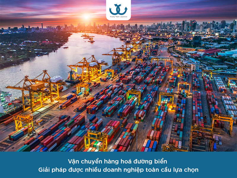 Hàng hoá vận chuyển bằng đường biển 