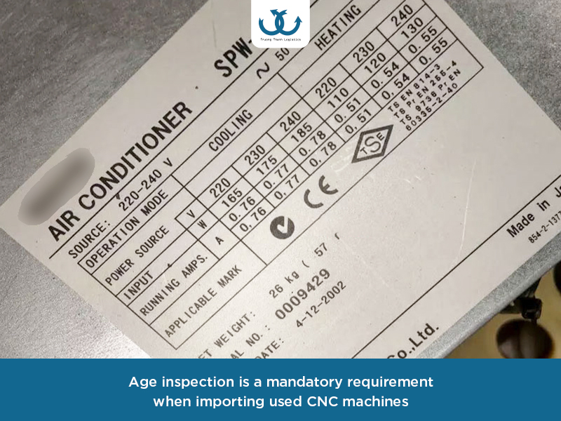 CNC machine import procedures