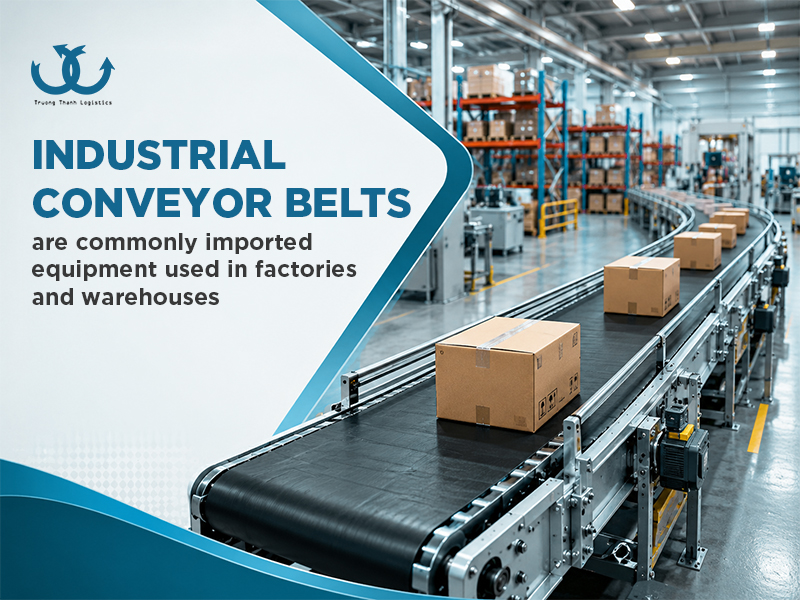 Conveyor belt import procedures