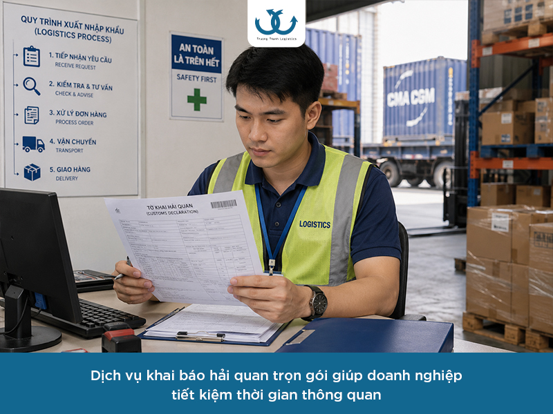 dịch vụ khai báo hải quan trọn gói