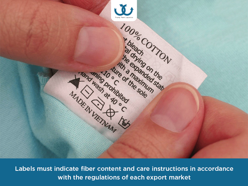 Garment export procedures