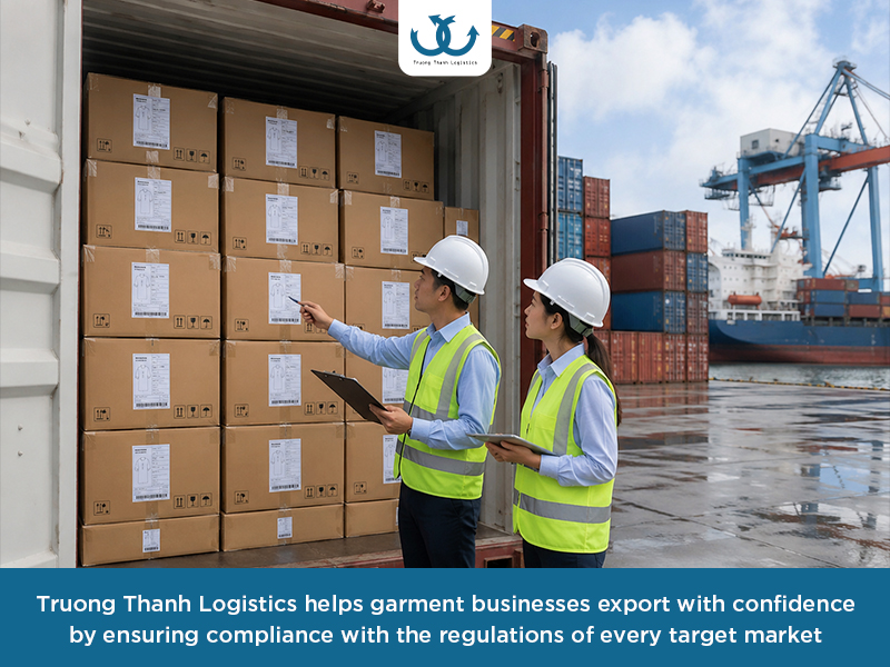 Garment export procedures