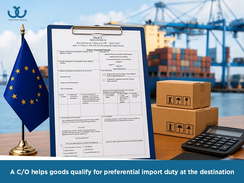 Import - export procedures