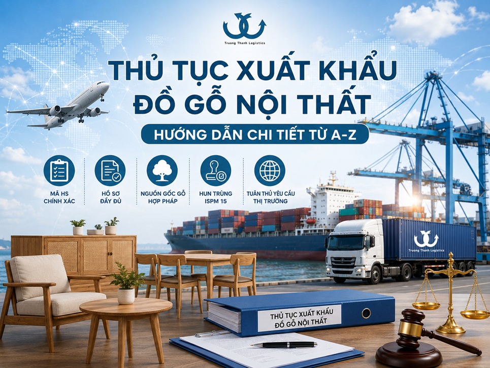 Thủ tục xuất khẩu đồ gỗ nội thất