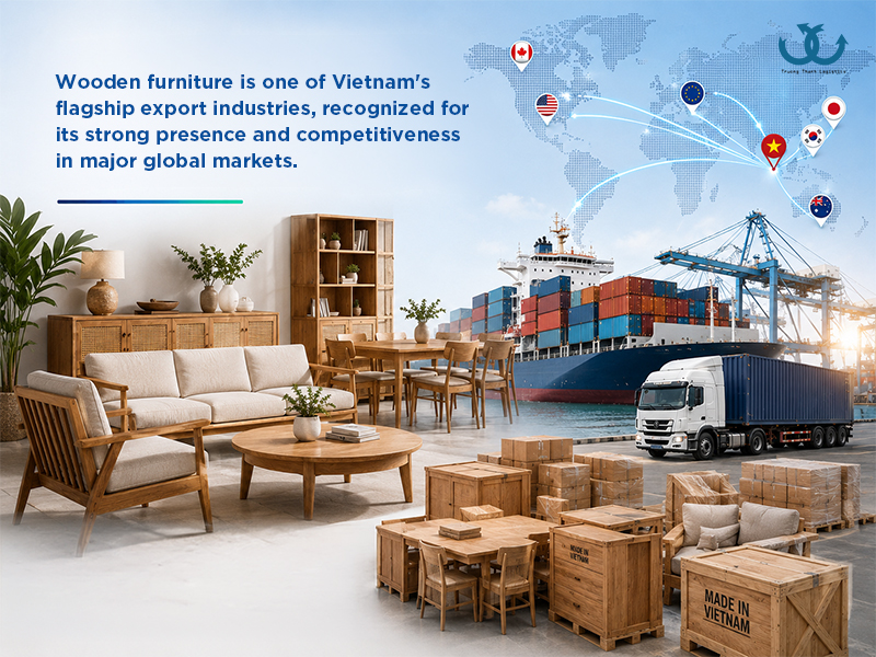 Wooden furniture export procedures