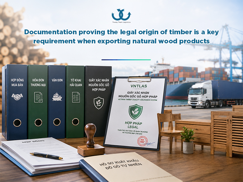 Wooden furniture export procedures