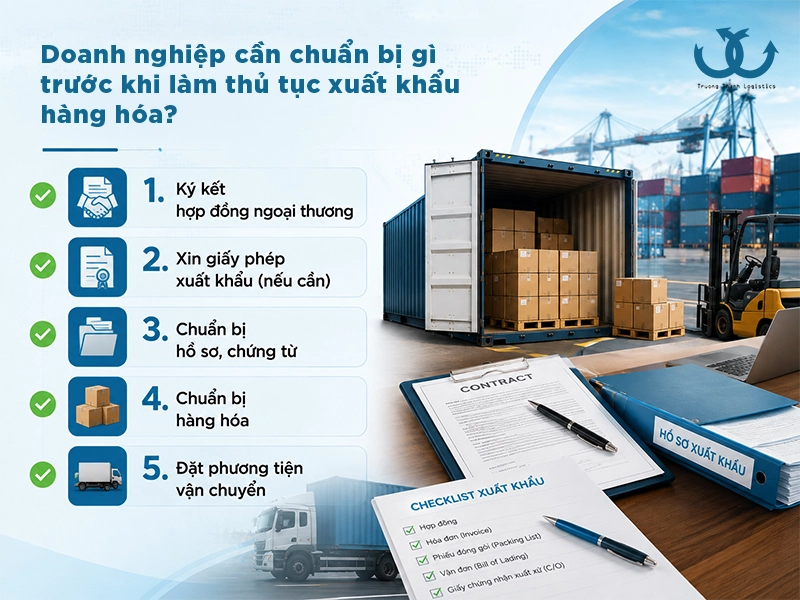 quy trình làm hồ sơ thủ tục xuất khẩu