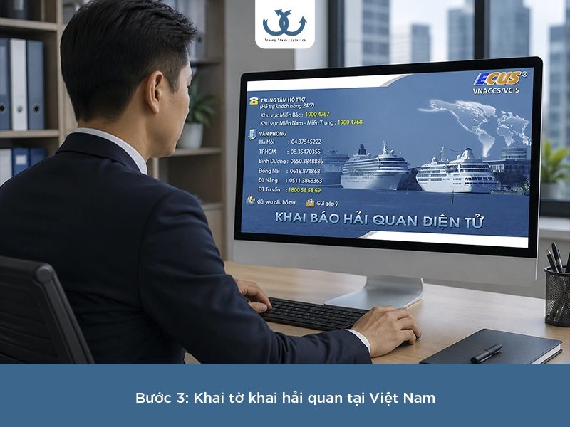 khai báo hải quan online