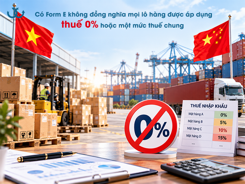 C/O Form E và cách tối ưu ưu đãi đặc biệt cho hàng hóa đi Trung Quốc