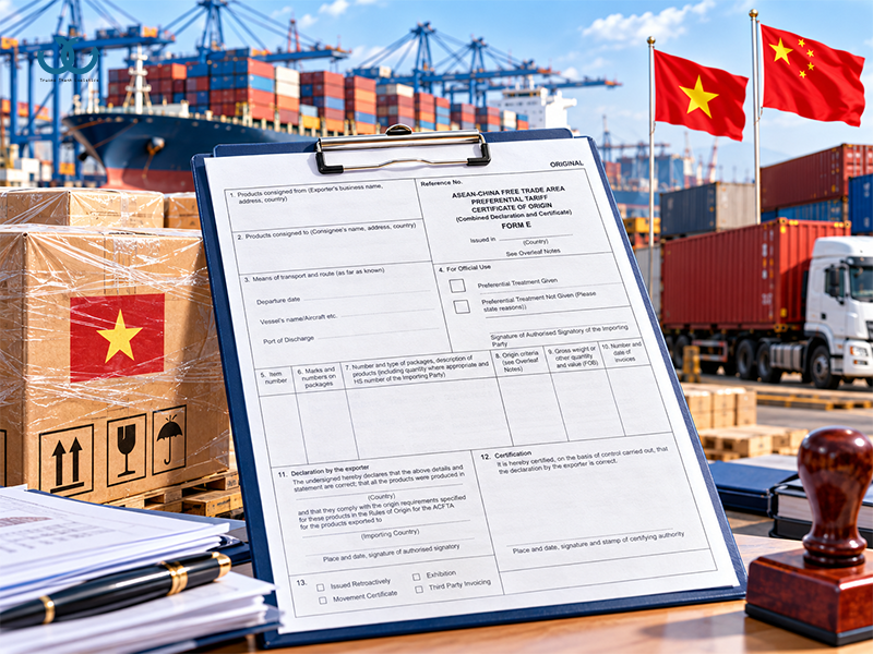 C/O Form E và cách tối ưu ưu đãi đặc biệt cho hàng hóa đi Trung Quốc