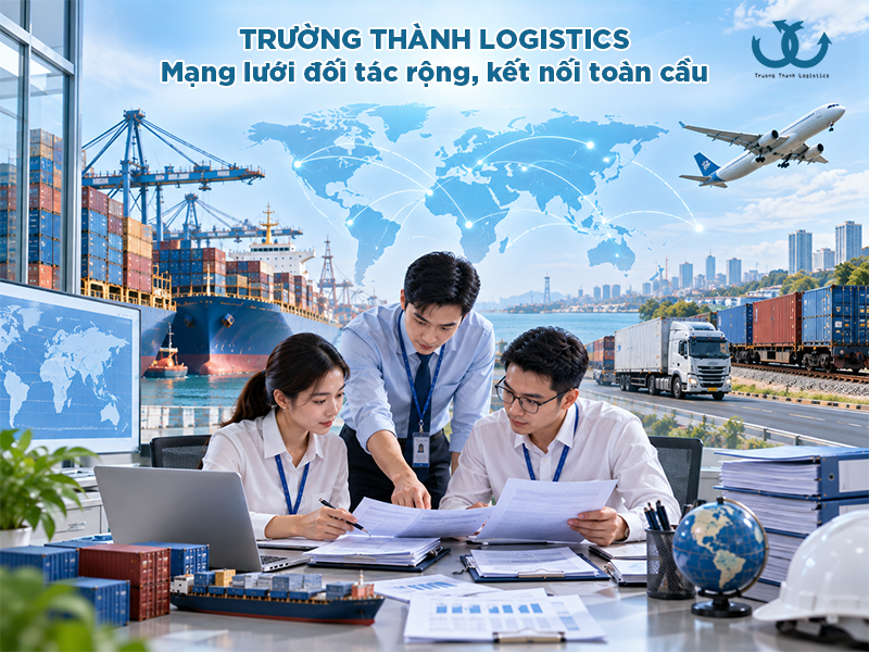 trường thành logistics có mạng lưới đối tác rộng toàn cầu
