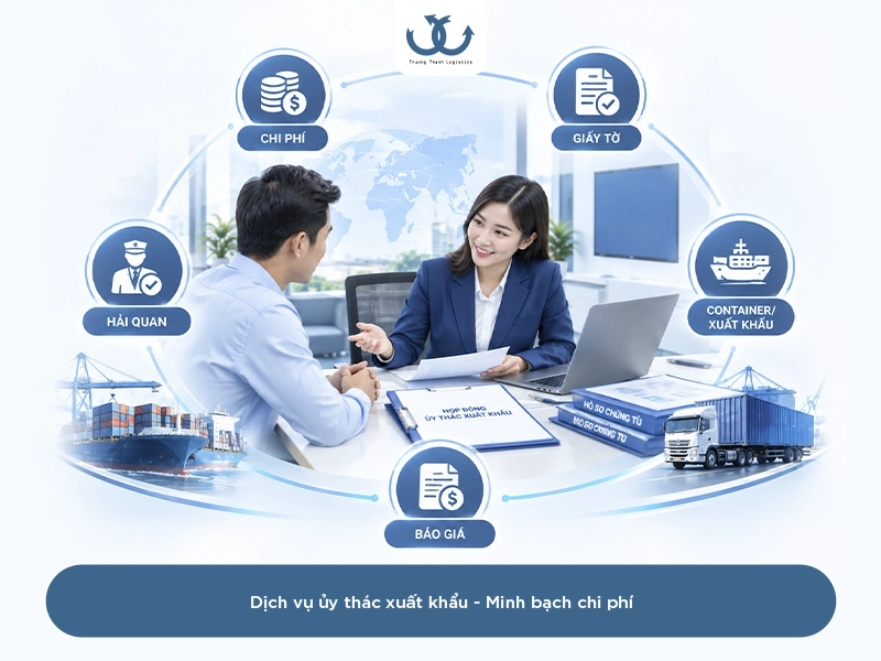 trường thành cung cấp dịch vụ uỷ thác xuất khẩu