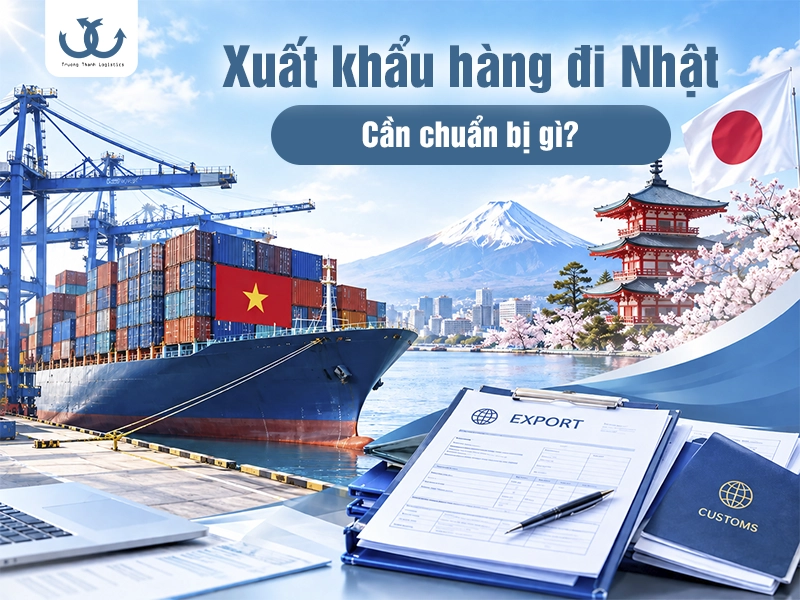 Thủ tục xuất khẩu hàng đi Nhật
