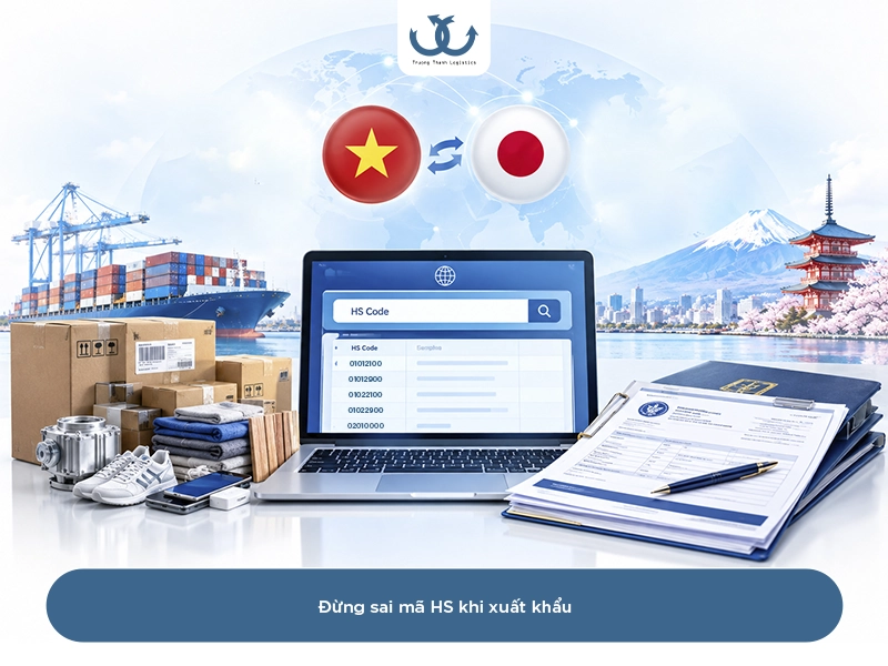 tra mã HS khi làm thủ tục xuất khẩu hàng đi Nhật