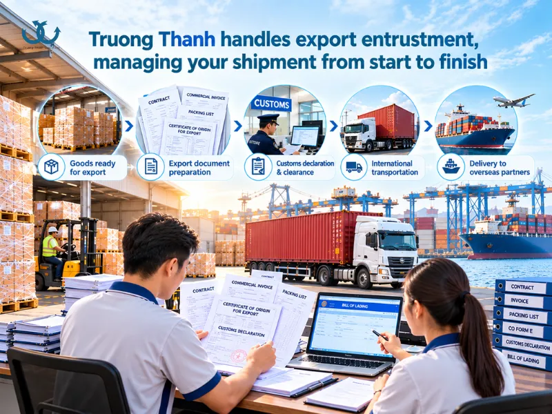 Truong Thanh provides entrusted export services