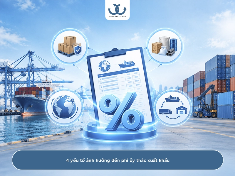 yếu tố ảnh hưởng đến phí ủy thác xuất khẩu
