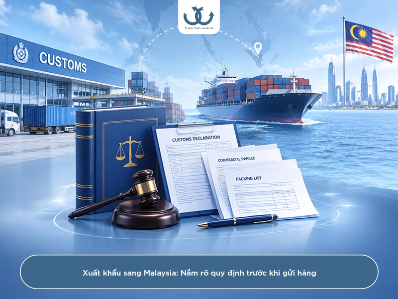 Thủ tục xuất khẩu hàng đi Malaysia