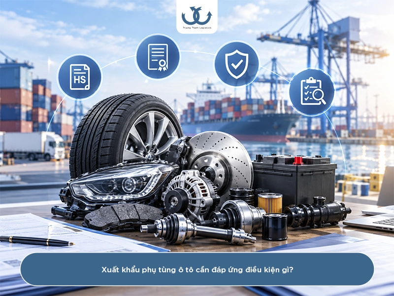 Thủ tục xuất khẩu phụ tùng ô tô
