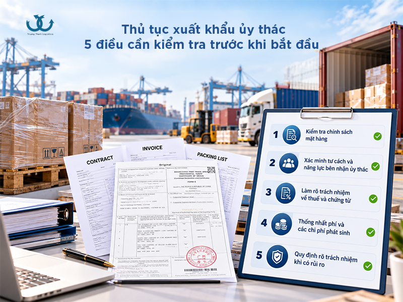 Thủ tục xuất khẩu ủy thác