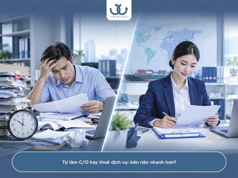 Thuê dịch vụ xin cấp C/O hay tự làm